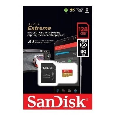 SanDisk Cartão de memória Extreme 128GB