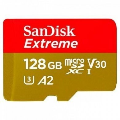 SDSQXAA-128G-GN6AA SanDisk Cartão MicroSD Extreme 128GB Classe 10