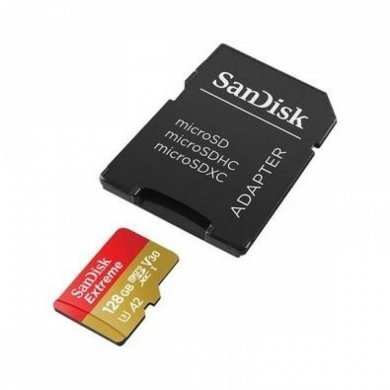 SDSQXAA-128G-GN6AA SanDisk Cartão MicroSD Extreme 128GB Classe 10