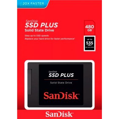 Sandisk SSD 480GB SATA3 6Gbs 2.5 Pol