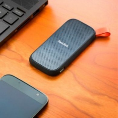 SDSSDE30-1T00-G26 Sandisk SSD Externo 1TB USB Grafite Leitura 520MBps