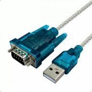 Cabo Conversor USB para Serial RS232 DB9M 1,2 metros