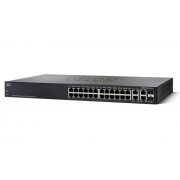 Switch Cisco SF300-24P 24 Portas 10/100 PoE Managed Switch