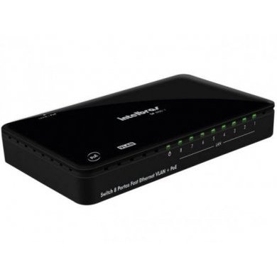SF800V Switch Intelbras 8 Portas 10/100Mbps PoE