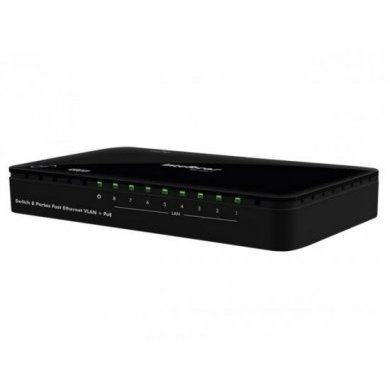 SF800V Switch Intelbras 8 Portas 10/100Mbps PoE