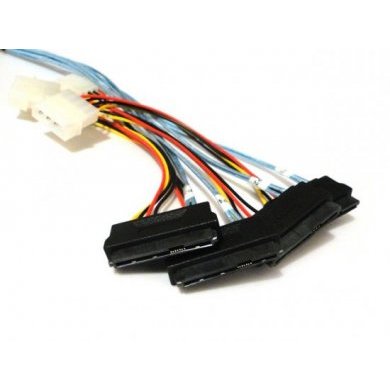 Cabo SAS Externo Infiniband 1x SFF-8470 para 4x SFF-8482