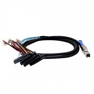 SFF8644-4XSFF8482-1M Cabo SAS Externo SFF-8644 p/ 4x SFF-8482