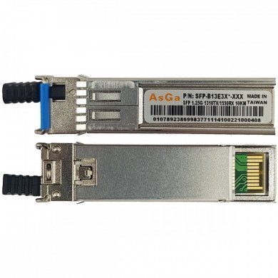 AsGa Transceiver SFP 1.25G SM 10Km TX1310/RX1550nm