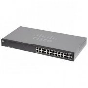 Cisco Switch 24x Gigabit + 2 Gigabit/SFP Não Gerenciável - 24x RJ45 + 2x Combo mini-GBIC
