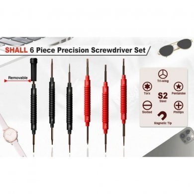SH011001 Jogo de chave de precisão Shall 12 em 1