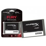 SSD Gamer Kingston HiperX FURY 120GB SATA III, 2.5 Polegadas