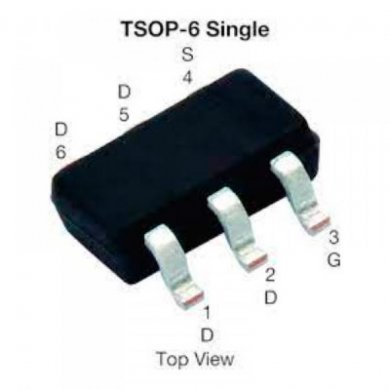 SI3456DDV-T1-GE3 Transistor Mosfet N-CH 30V 6.3A TSOP-6 (kit 10 und)