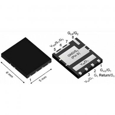 Mosfet ZF918 duplo NCH 30V 40A 60A QFN8 SMD