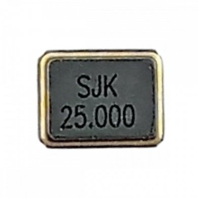 Cristal Oscilador SJK 25.000 25Mhz 9PF 3.2x2.5mm