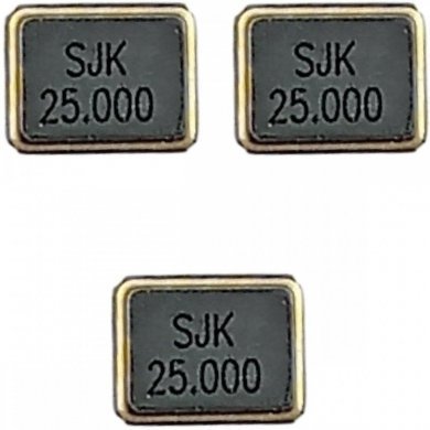 SJK25.000 Cristal Oscilador SJK 25.000 25Mhz 9PF 3.2x2.5mm