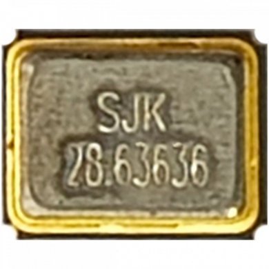 Cristal oscilador SJK 28.6363 28MHz SMD (Kit 5x un)