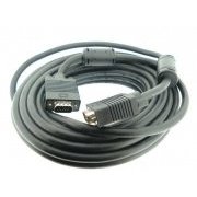 Cabo para Monitor Seccon HD15MxHD15M com Ferrite 10m Conectores: HD15m x HD15m, Comprimento: 10 metros