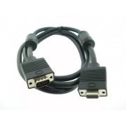 Cabo Extensor para Monitor Seccon HD15 Macho para HD15 Femea com Filtro de Ferrite - 10 metros Conectores: HDB