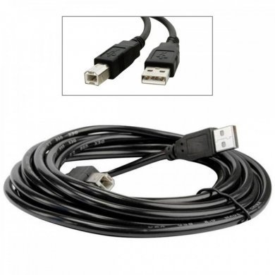 SK-0691-USB2.0-3M-B-S Cabo impressora USB-A 2.0 para USB-B 3m preto