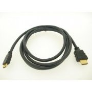 Cabo HDMI Macho para Mini HDMI Macho Seccon Conectores: HDMI Macho x Mini HDMI Macho, Comprimento: 1,8 metros