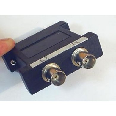 Adaptador BNC 2x para DB25 Macho 75 OHMS