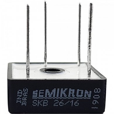 SKB26/16 Kit 3x Ponte retificadora 1600V 14A SEMIKRON