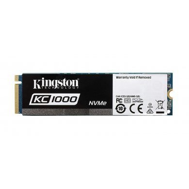 SKC1000/480G Kingston SSD M.2 2280 480GB KC1000 PCI-E 3.0