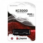 Kingston SSD 2TB M.2 NVMe KC3000 PCIe 4.0 Leitura e Escrita 7000MB/s