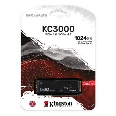 SKC3000S/1024G KINGSTON SSD 1TB Série KC3000 PCIe Ger. 4.0 M.2