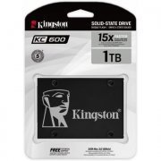 Kingston SSD KC600 1TB SATA 2.5 polegadas leitura 550MB/s gravação 520MB/s