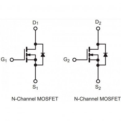 SL8205S Mosfet 8205S NCH 20V 5A SOT6 SMD (Kit 5x und)
