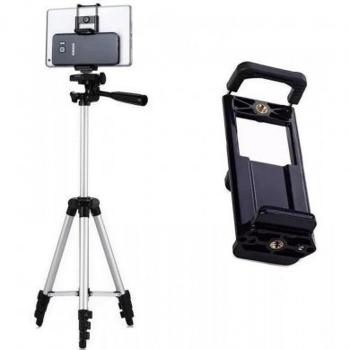 Tripé telescópico em alumínio 1,30 Mt