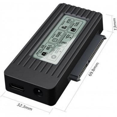 SL-U25-L Leitor de dados S.M.A.R.T para HDD/SSD display LCD