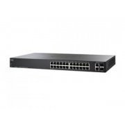 Foto de SLM224GT-NA Switch Cisco Gerenciável SF200 24 portas 10/100 + 2 Gigabit SFP