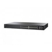 Switch Cisco Gerenciável SF200 24 portas 10/100 + 2  ...