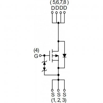 Mosfet 3337 PCH 30V 32A DFN8 SMD