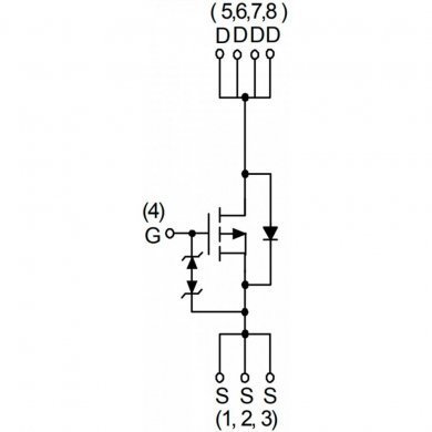 Mosfet SM4309 PCH 30V 40A QFN8 SMD