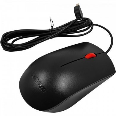 SM50L24506 Lenovo mouse essential com fio 1600DPI USB 1.8 metros