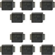 10x Diodo TVS Supressor 600W 15V Unidirect DO-214AA 