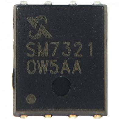 Mosfet SM7321 duplo NCH 30V 54A 80A QFN8 SMD