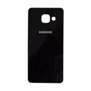 Tampa Traseira para Samsung A5 2016 em Vidro Cor Preta Compatível com modelos A510m A510f A510