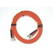 Patch Cord Fibra Óptica 2.5 metros Tipo multimodo (ST/ST) Comprimento: 2,5 metros, Modelo: ST/ST, Cor: Laranja