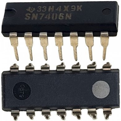 CI 7406N Buffers e line Hex w/HV DIP14 (Kit 4x)