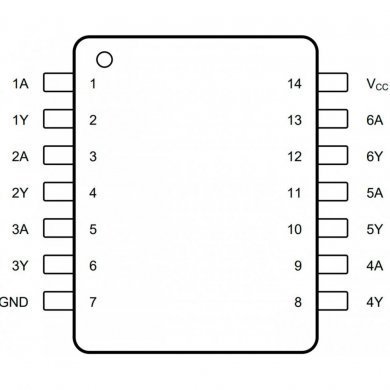 CI SN7407N buffer bipolar 30V DIP14 (Kit 5x und)