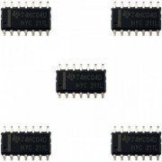 CI inversor 74HC04D HEX SOIC14 SMD (Kit 5x und) Kit com 5 un ...