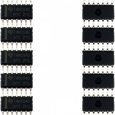 SN74HC04D CI inversor 74HC04D HEX SOIC14 SMD (Kit 5x und)