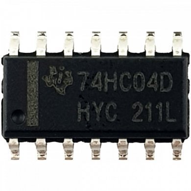 SN74HC04D CI inversor 74HC04D HEX SOIC14 SMD (Kit 5x und)