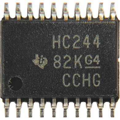 SN74HC244PWR 10x Ci HC244 Buffer Driver de 8 canais CMOS TTL TSSOP-20