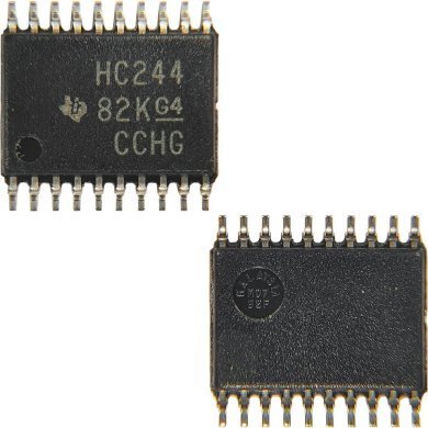 SN74HC244PWR 10x Ci HC244 Buffer Driver de 8 canais CMOS TTL TSSOP-20
