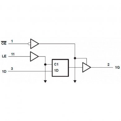 CI HC373 trava transparente SOIC20 SMD (Kit 5x und)